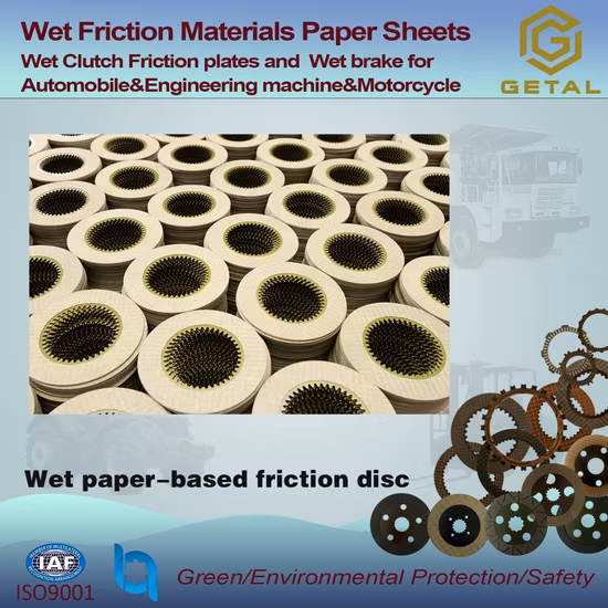 Fibre di carbonio, materiali di attrito bagnato, fogli di carta