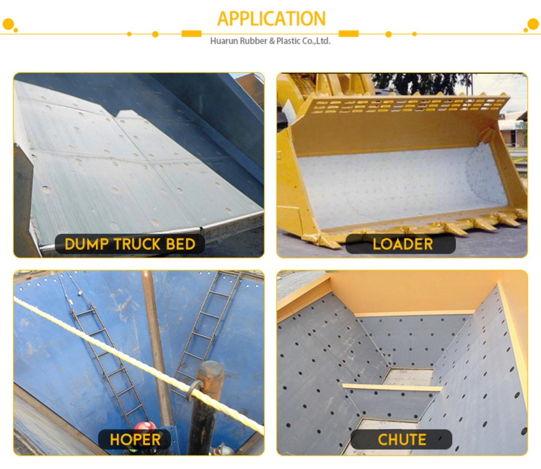 Airport Line Marking HDPE UHMWPE Hopper Big Feeding Chute in packaging Liner