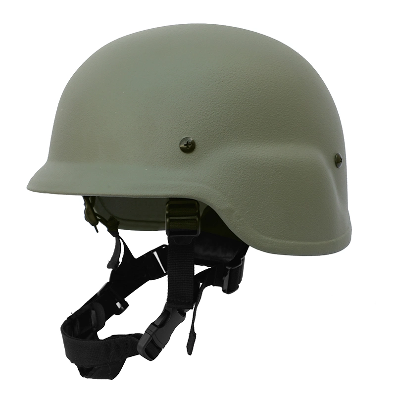 Tactical Nij Iiia Pasgt Bulletproof Ballistic Helmet Aramid PE Russian Green Army