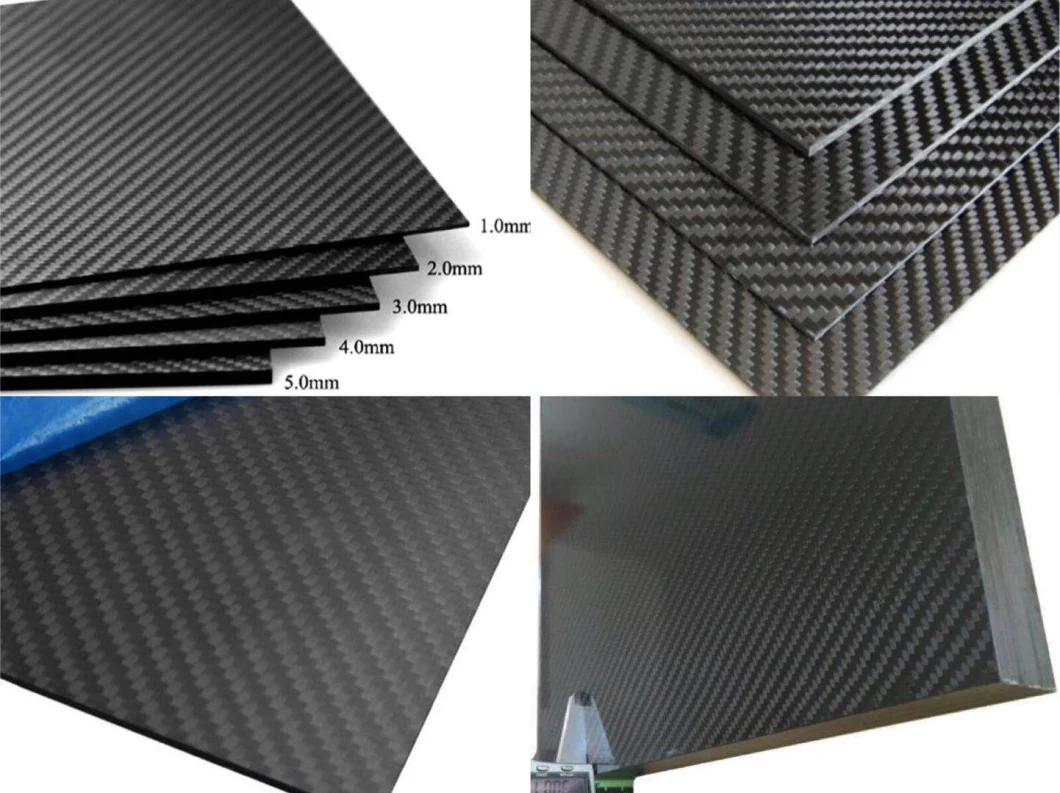 China Factory Wholesale CNC Cutting High Strength Carbon Fiber Sheet with Good Price