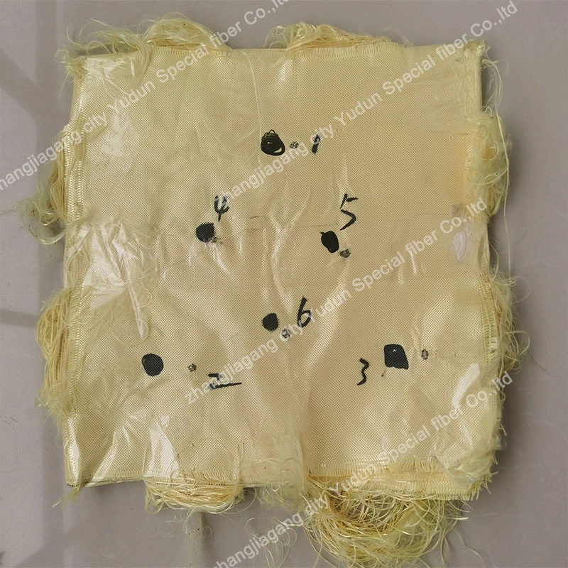 Safety Protection High Strength 200g Yellow Aramid Fabric